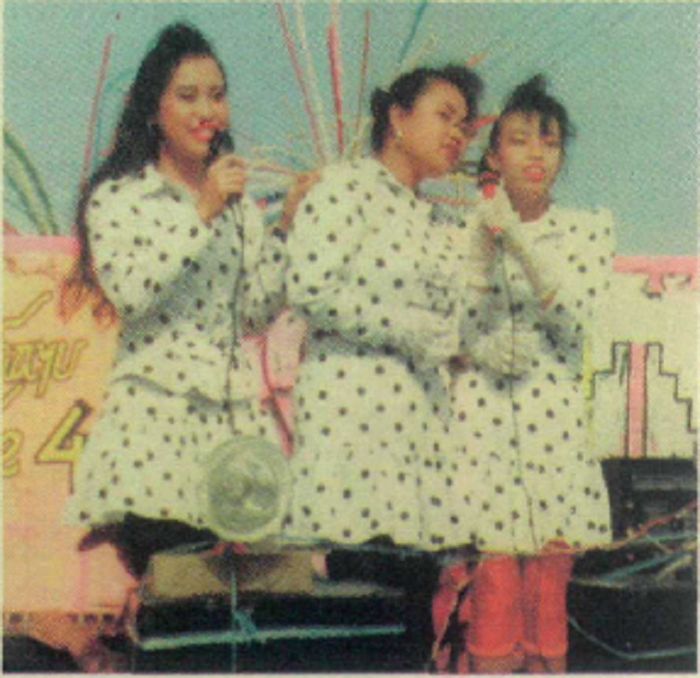 Pretty Asmara pernah jadi anggota band yang terkenal di Lumajagn di zamannya.