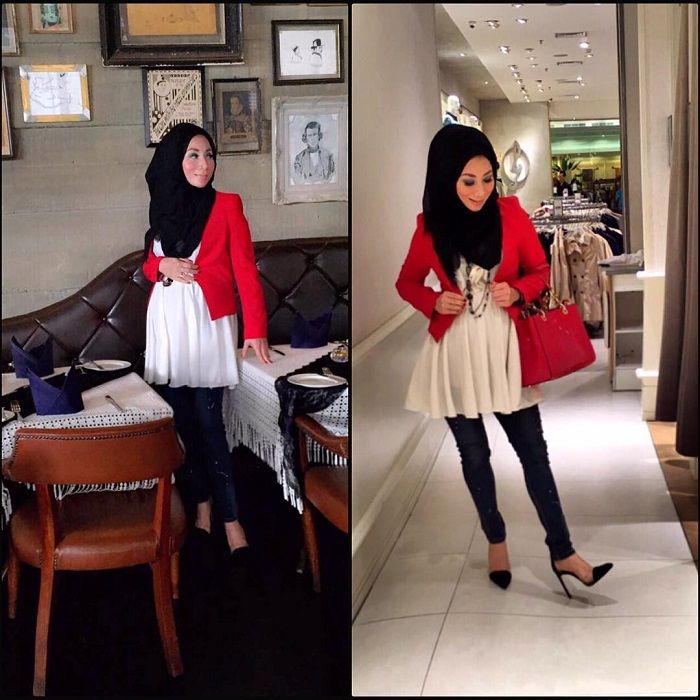 Cyntia Livianty tetap modis meski sedang hamil