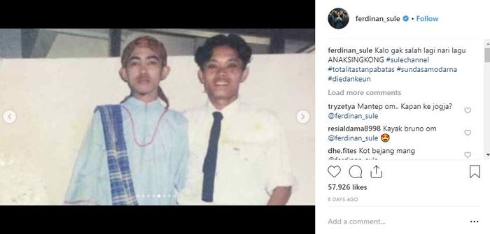 Masa muda Sule