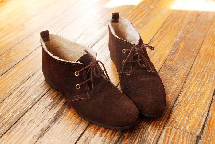 Suede shoes