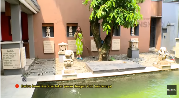 Rumah Barbie Kumalasari yang mewah dan unik
