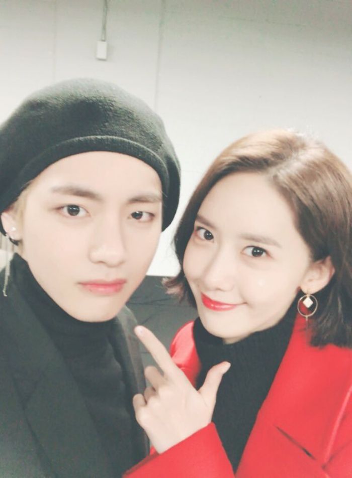 YoonA SNSD dan V BTS