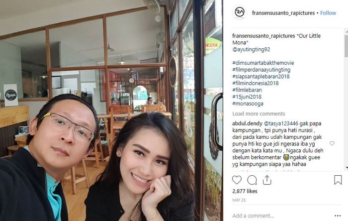 Fransen Susanto sosok pria yang disebut dekat dengan Ayu Ting Ting
