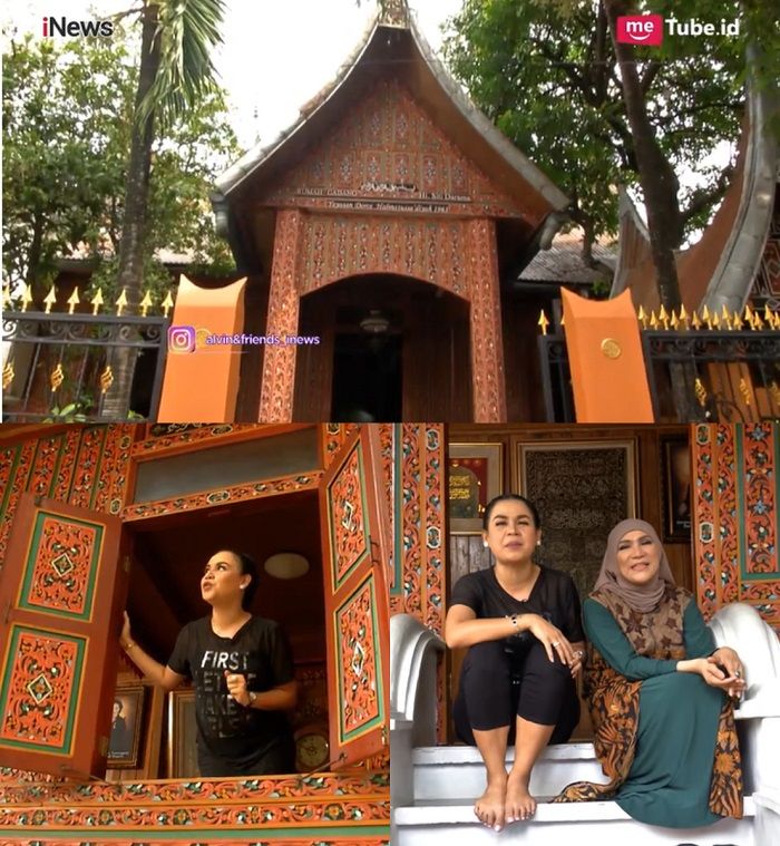 Tampak depan rumah Gadang Dorce Gamalama