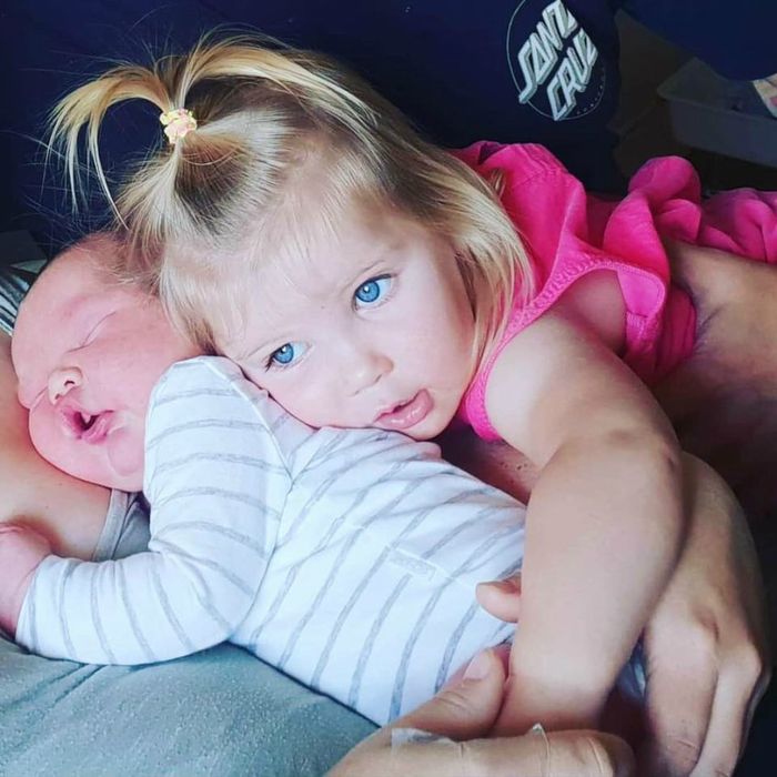 Parker bersama kakaknya, Maddison