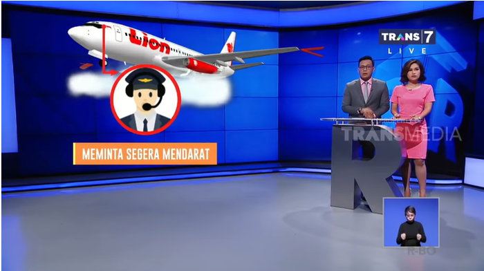Permintaan pilot Bhavye Suneja untuk segera mendarat.