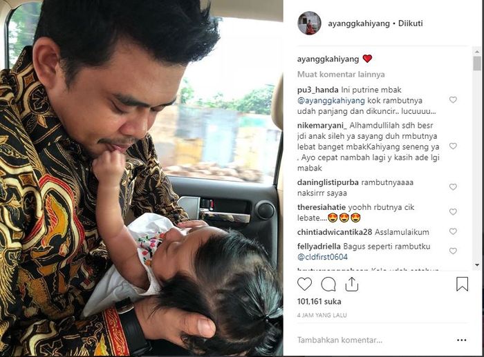 Kahiyang Ayu Bagikan Tips Rambut Tebal Putrinya, Sedah Mirah yang Sukses Curi Perhatian