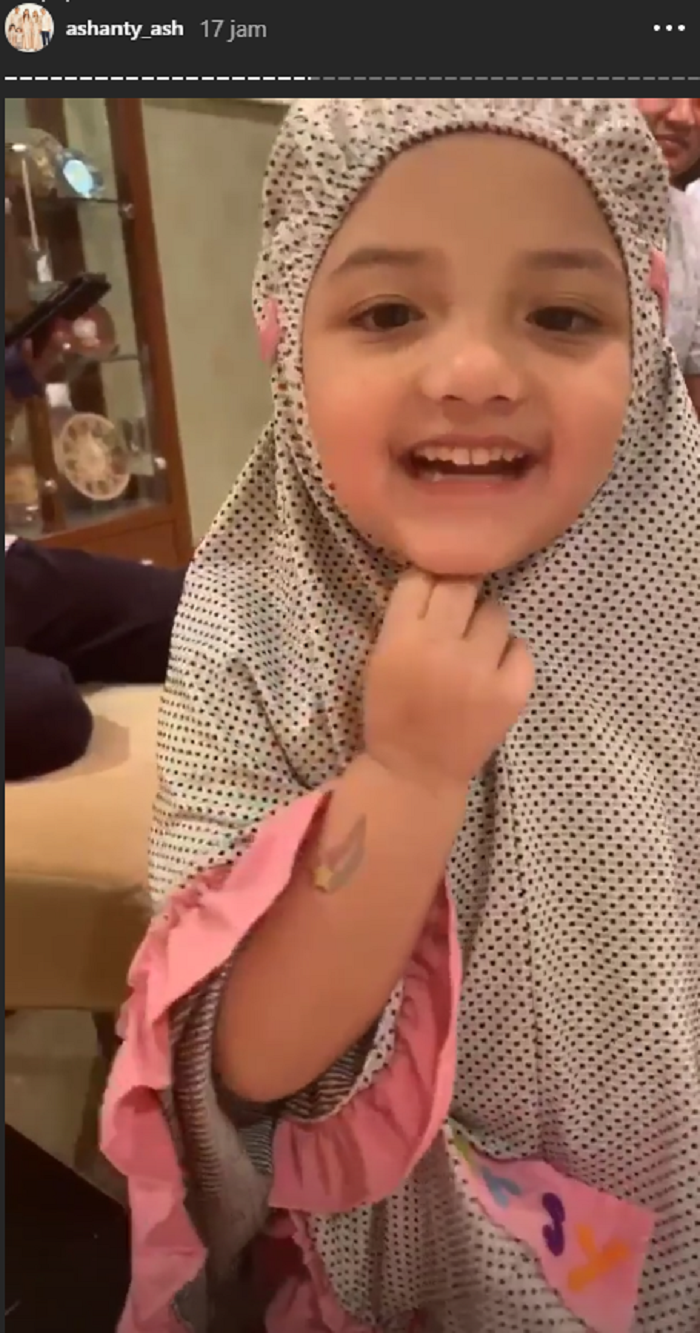 Arsy berdoa untuk Ashanty dan adiknya