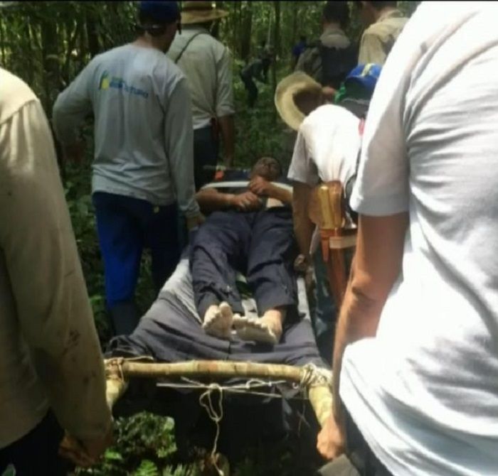 Kondisi pilot setelah ditemukan