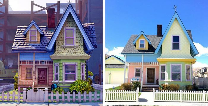 Rumah milik Carl Fredricksen di film Up