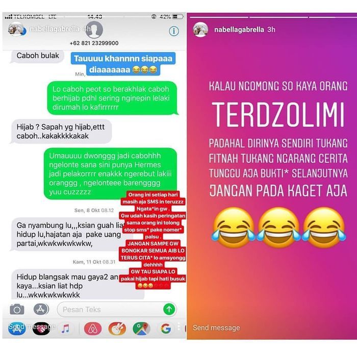 Unggahan adik Vicky Prasetyo