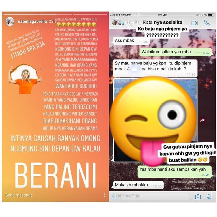 Unggahan adik Vicky Prasetyo