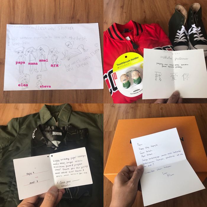 Hadiah ulang tahun Andhika Pratama dari istri dan anak-anaknya