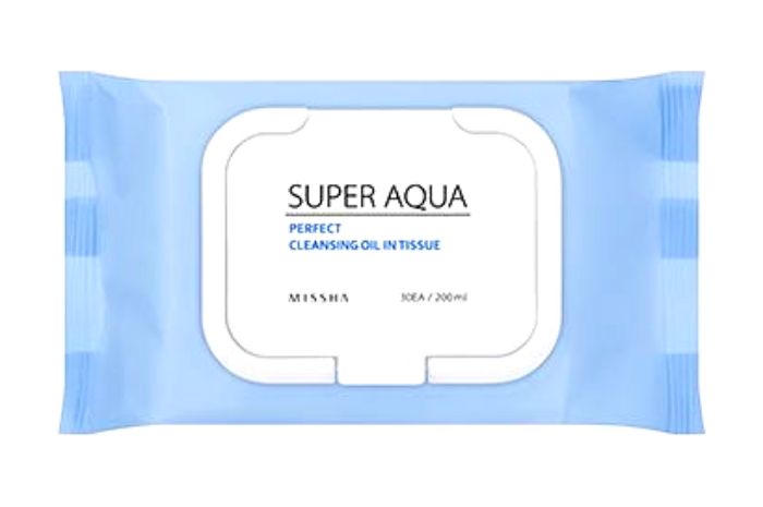 Missha Super Aqua All In One Cleansing Oil In Tissue