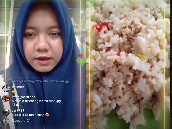 Nasi tiwul goreng petai yang dimakan pengasuh rafathar