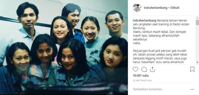 Foto lawas Indra Herlambang