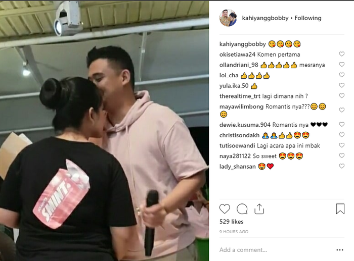 Momen Kemesraan Kahiyang Ayu dan Bobby Nasution yang Tertangkap Kamera, Beri Bunga dan Menyanyi Bersama