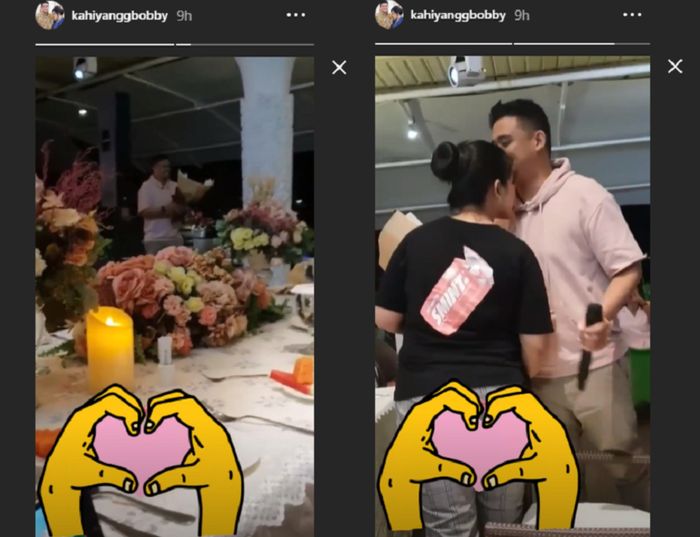Momen Kemesraan Kahiyang Ayu dan Bobby Nasution yang Tertangkap Kamera, Beri Bunga dan Menyanyi Bersama