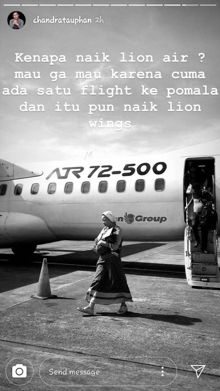Suami Nina Zatulini sebut alasan kenapa naik pesawat Wings Air milik Lion Air