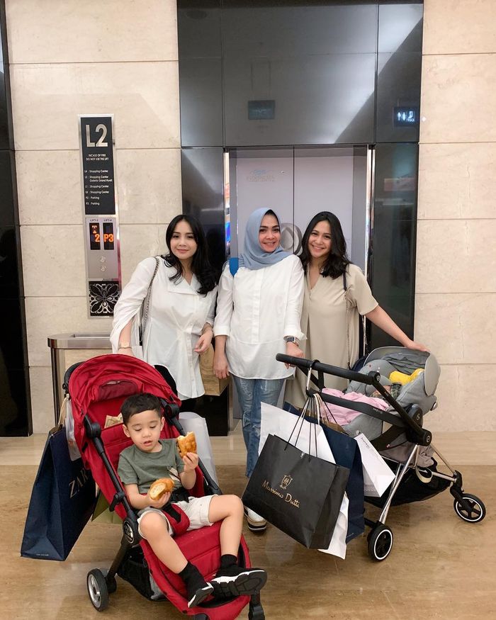 Nagita Slavina, Rieta Amilia, Marsha Tengkerm Rafathar dan Ansara
