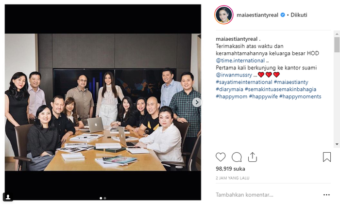 Instagram Maia Estianty