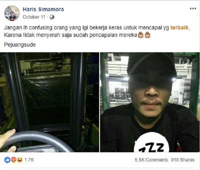 Unggahan terakhir tersangka pembunuhan satu keluarga di <a href='https://kaltim.tribunnews.com/tag/bekasi' title='Bekasi'>Bekasi</a>.