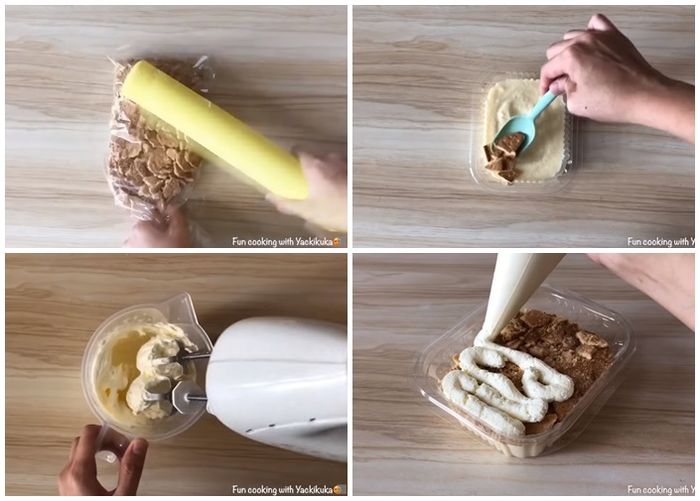 Layer 2 dessert in a box