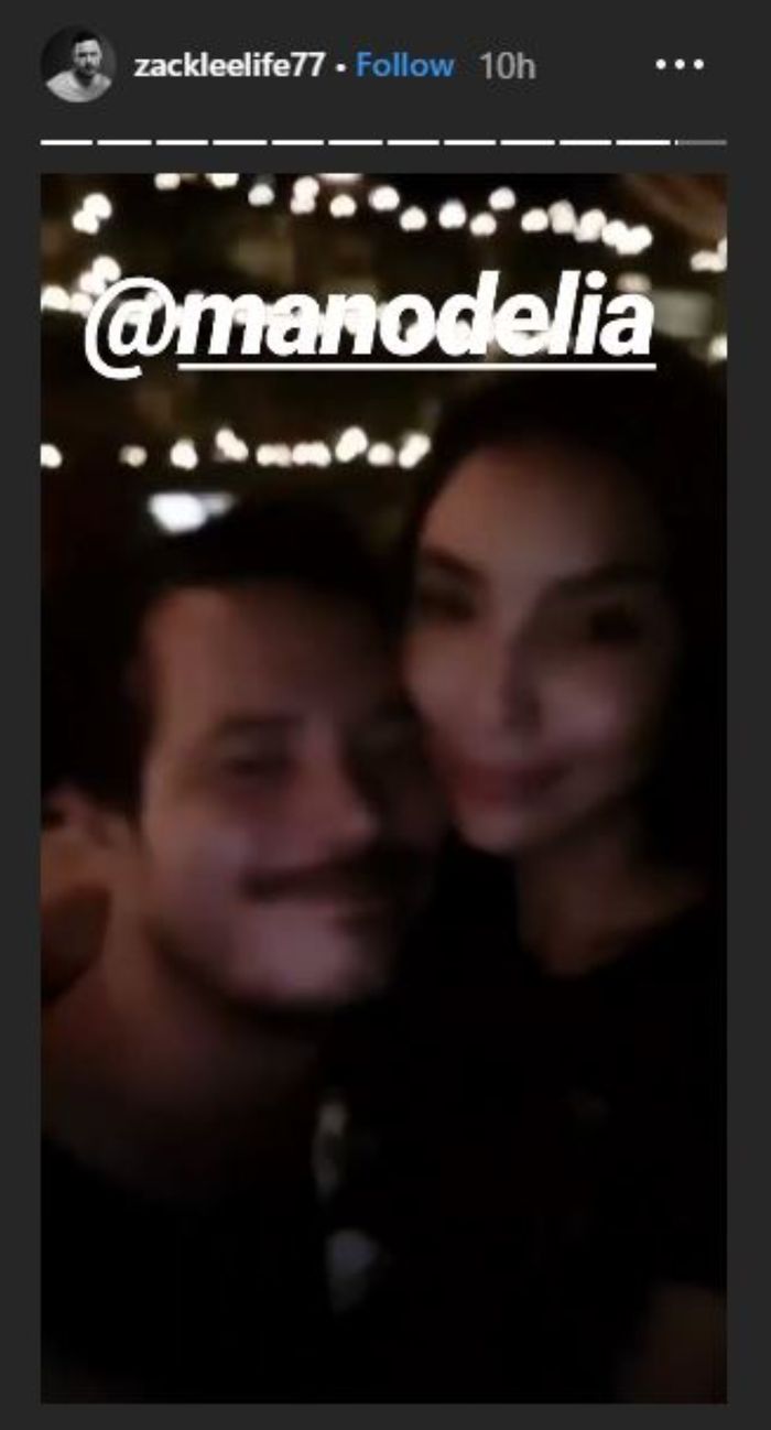 potongan gambar dari Video Mesra Zack Lee dan Manohara Berpelukan dalam Insta Story Sang Aktor