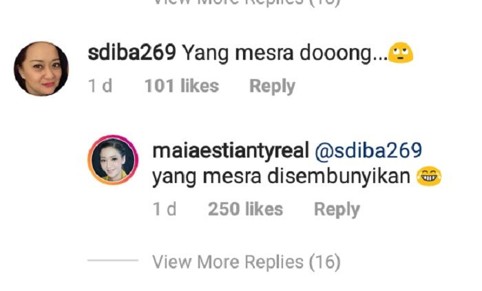 Warganet minta Maia dan Irwan berpose mesra