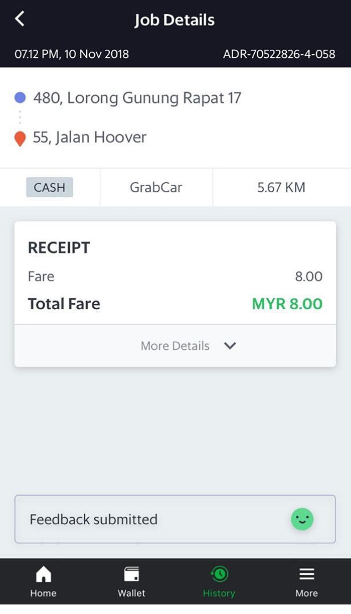 Sopir Grab di Malaysia menerima orderan misterius 
