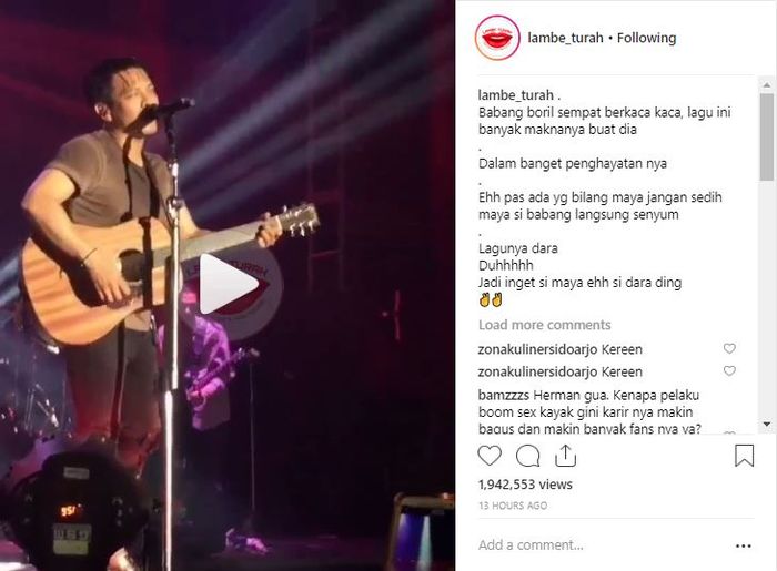 Video Ariel Noah diunggah Lambe Turah