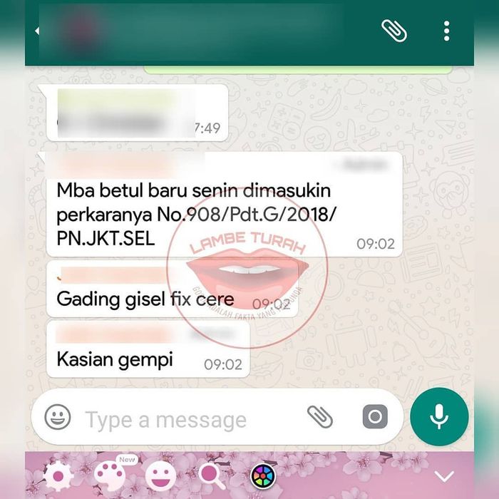 Informasi Gisel dan Gading cerai