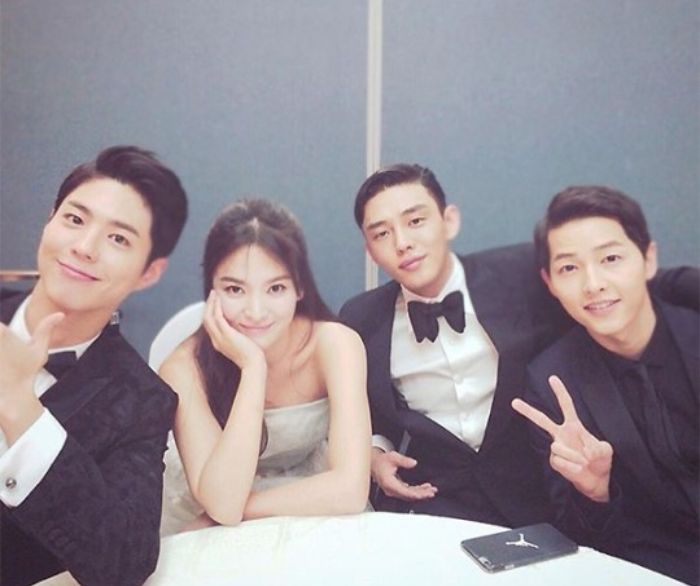Park Bo Gum, Song Hye Kyo, Yoo Ah In, dan Song Joong Ki
 