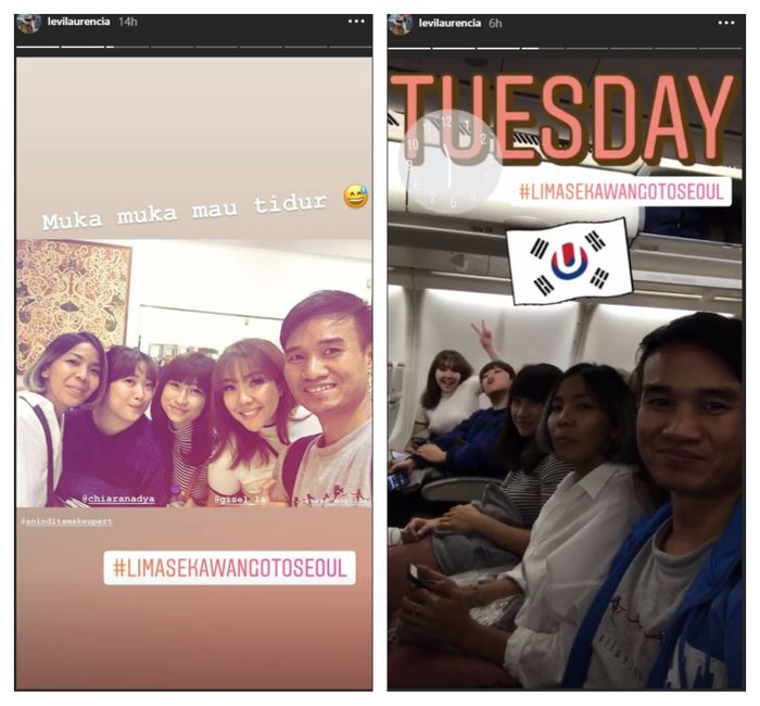 Gisella liburan ke Korea Selatan