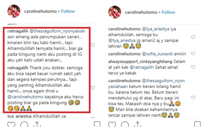 Klarifikasi Ratna Galih tentang kehamilannya