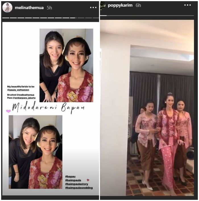 Potret cantik Paula Verhoeven di acara midodareni