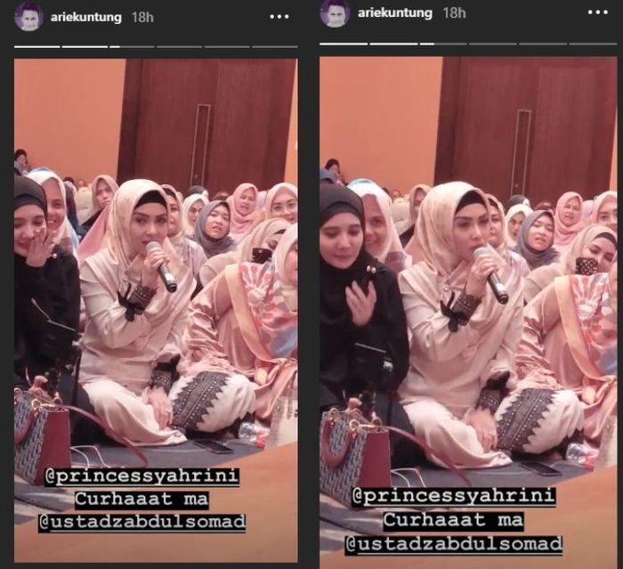 Hadiri Pengajian Ustaz Abdul Somad, Syahrini Curhat Soal Calon Pendampingnya