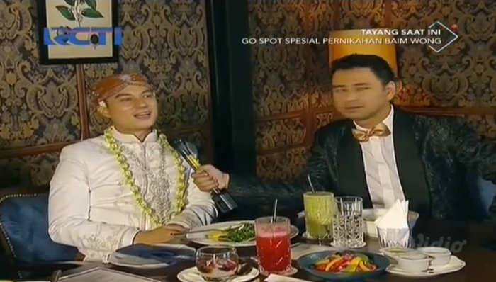 Baim Wong sebelum akad nikah