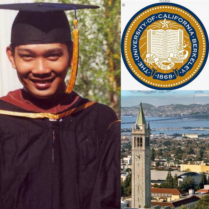 Ridwan Kamil lulus dari program magister Urban Design di Univ California, Berkeley.