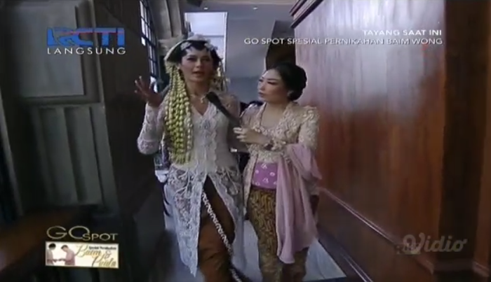 Penampilan Paula Verhoeven untuk akad nikah