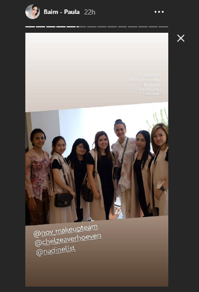 Instagram @nov_makeup
Baim Wong Menikah, Intip 5 Potret Cantik Adik Paula Verhoeven, Chelzea Verhoeven Saat Prosesi