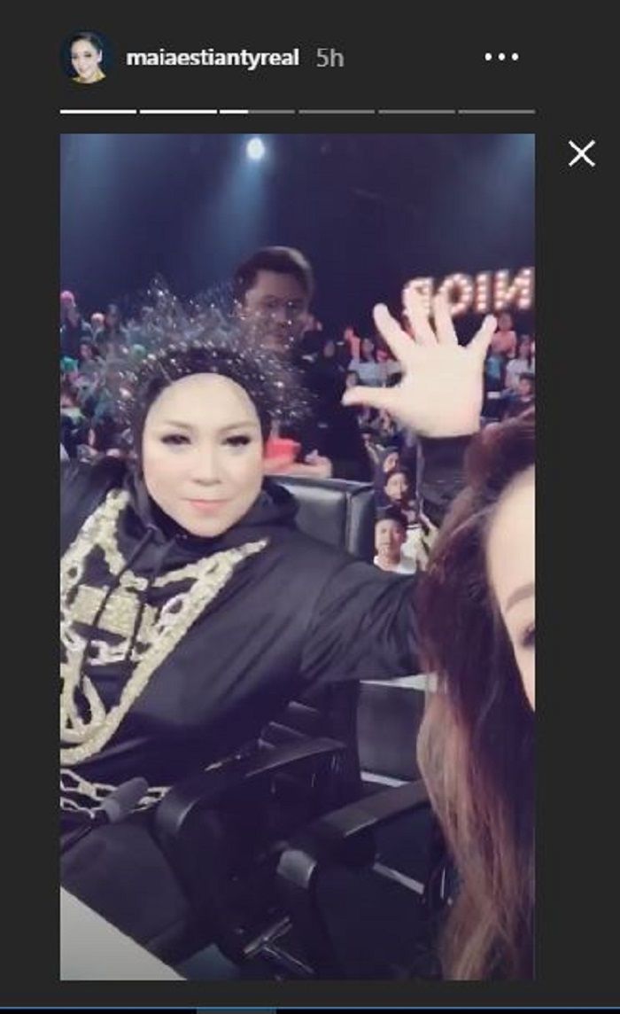 Unggahan Instagram Story Maia Estianty.