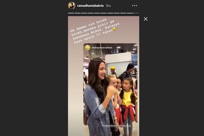 Nia Ramadhani antar putrinya ke Bangkok, disangka kakak Mikhayla Zalindra Bakrie
