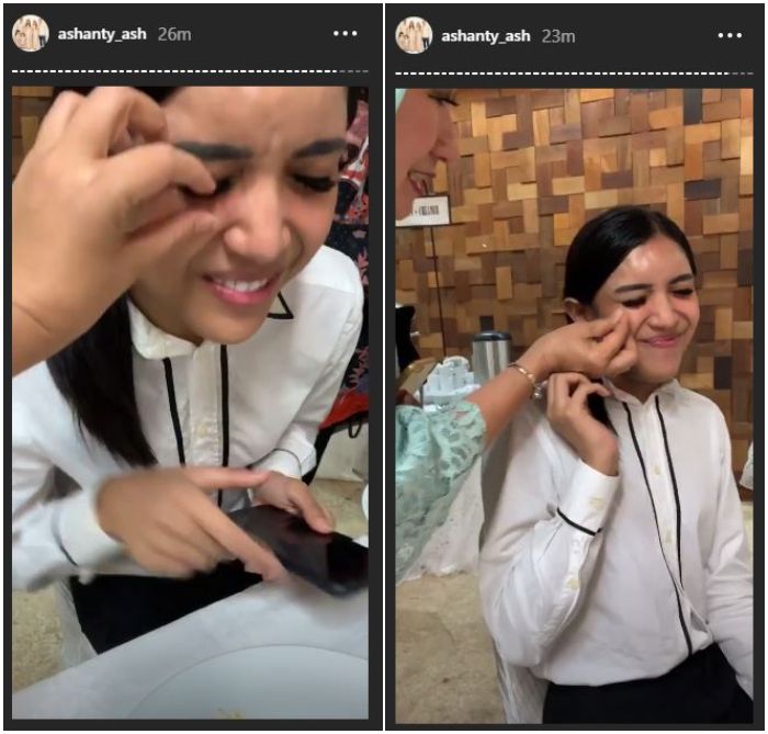 Keponakan Ashanty, Millendaru Pakai Baju Pria saat Pernikahan Saudara