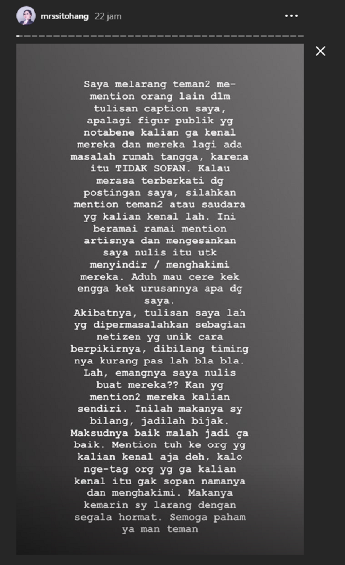 Unggahan Chacha Sitohang