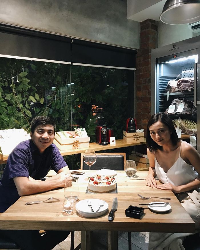 Benjamin Pandelaki dan Lolita Agustine saat rayakan momen spesial berdua