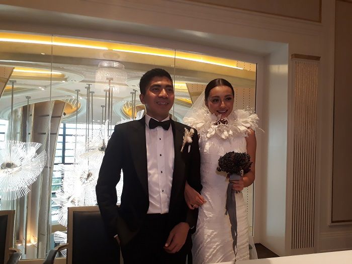 Lolita Agustie dan Beno saat ditemui Grid.ID Hotel Four Season, Jakarta Selatan, Sabtu (24/11/2018).