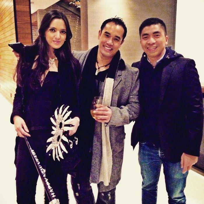 Benjamin Pandelaki bersama Nia Ramadhani dan Ardi Bakrie