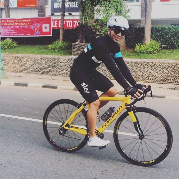 Benjamin Pandelaki, suami Lolita Agustine memiliki hobi bersepeda
