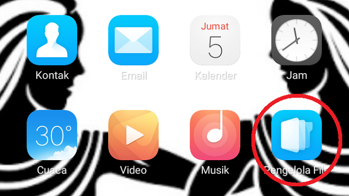 buka pengelola file